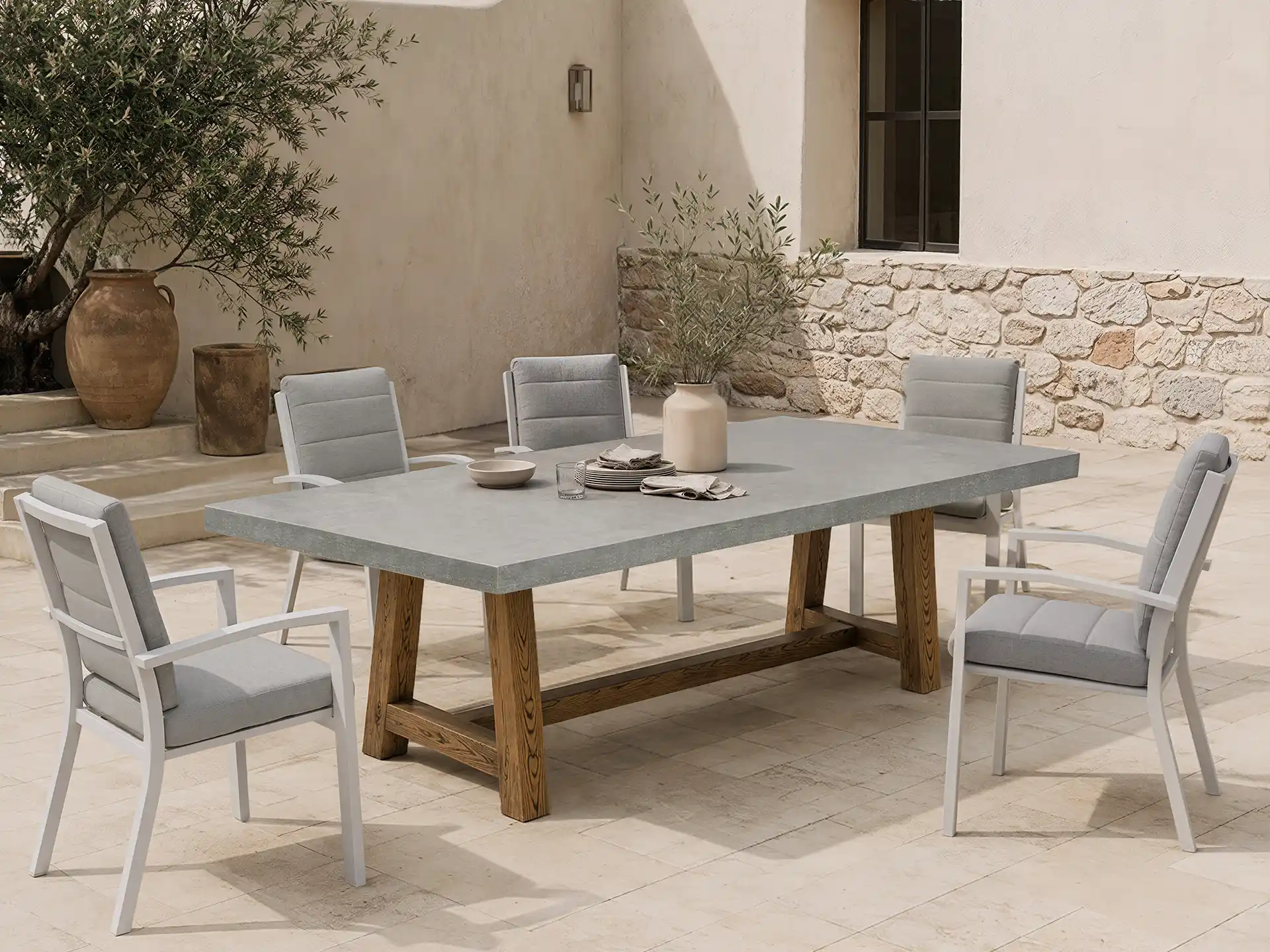 Table à manger rectangulaire 鈥?1