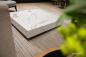 Preview: BIANCO Marble Procelain Series Concrete Coffee Table Super Large