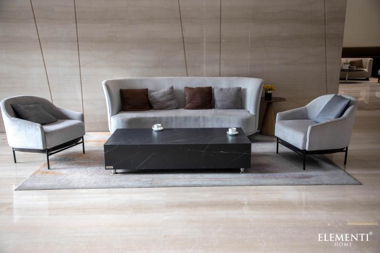 SOFIA Marble Procelain Series Concrete Coffee Table Rectangle