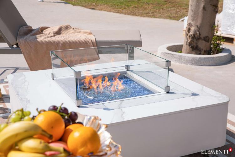 ANNECY Porcelain Top Fire Table