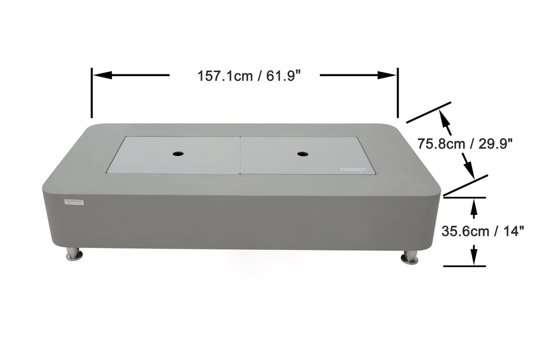 SYDNEY Bioethanol Feuerstelle - Space Grey