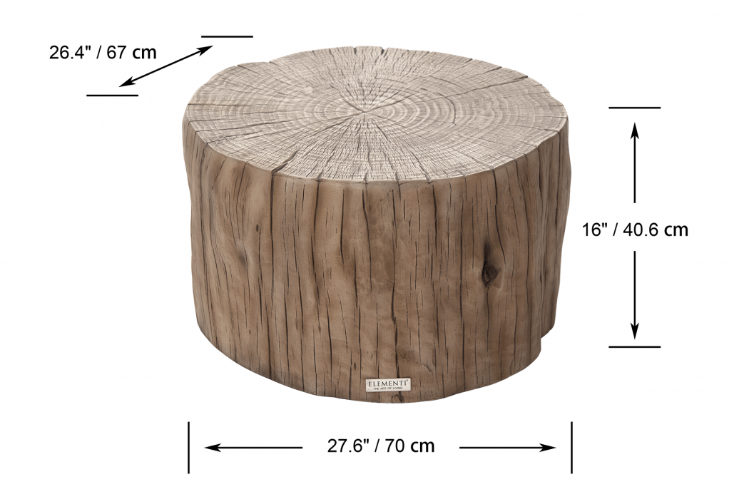 DAINTREE Couchtisch aus Beton Mittel