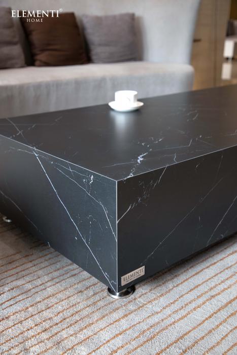 SOFIA Marble Procelain Series Concrete Coffee Table Rectangle